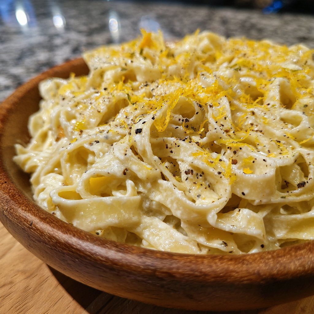 Tagliatelle mit Zitronencreme