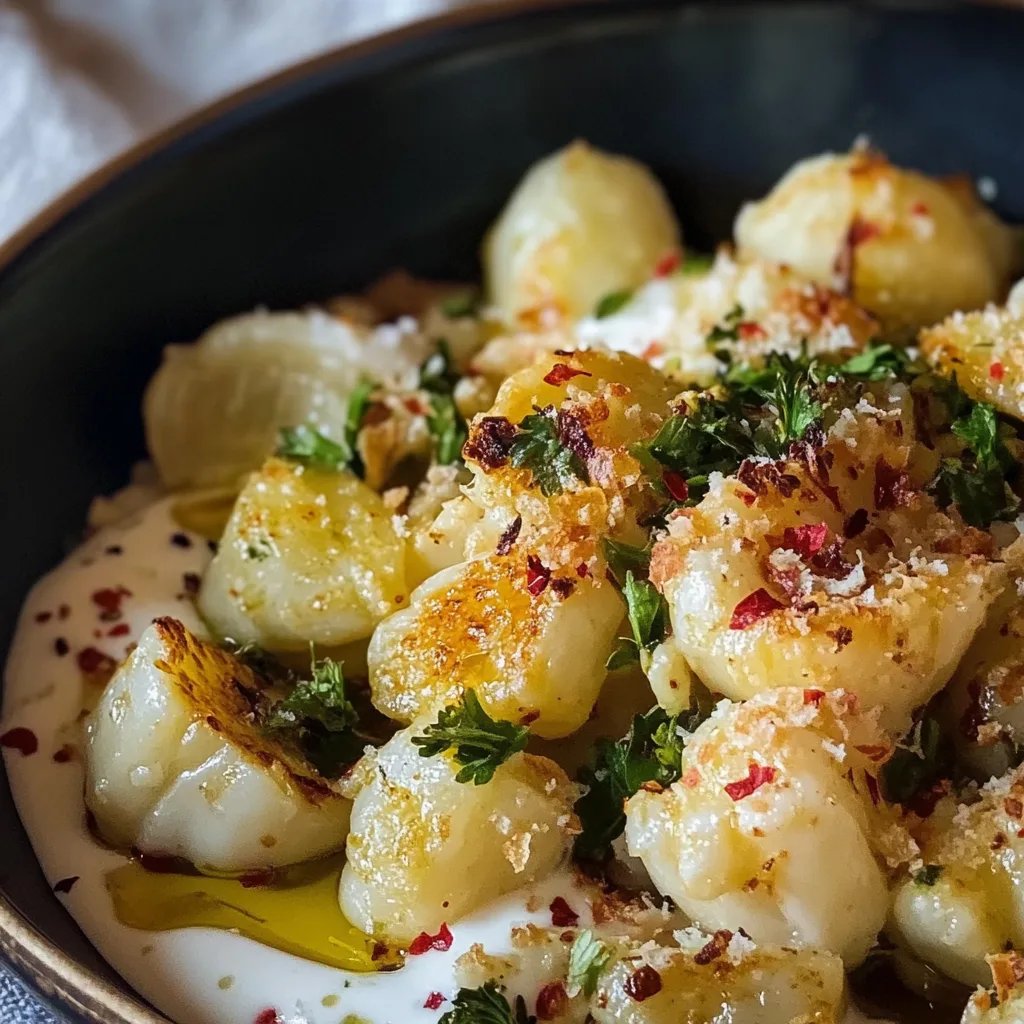 Rosenkohl aus dem Ofen mit Zitrone, Knoblauch & Parmesan