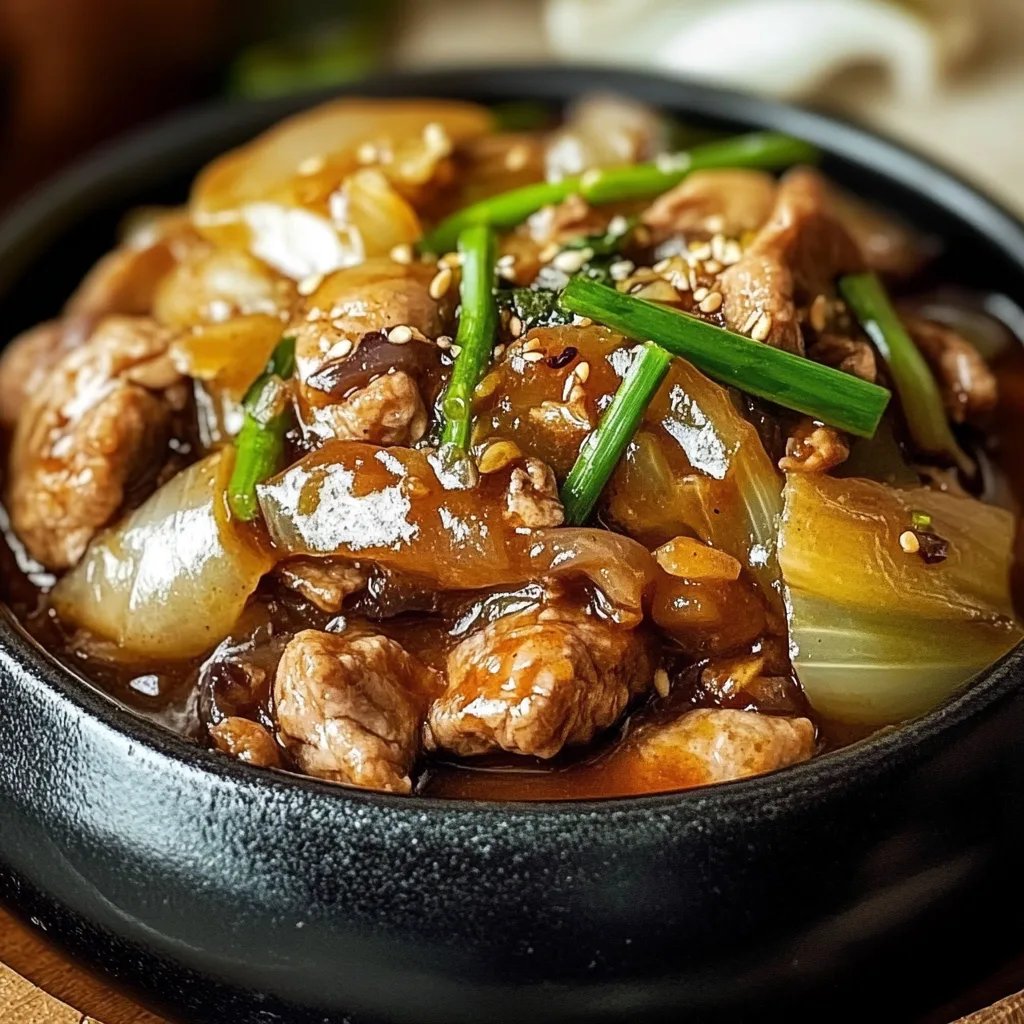 Chinakohl mit Hackfleisch Pfanne