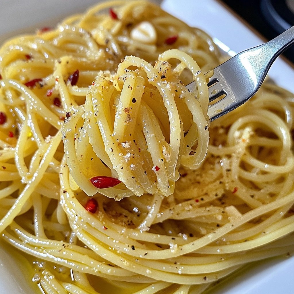 Spaghetti Aglio e Olio mit Chili