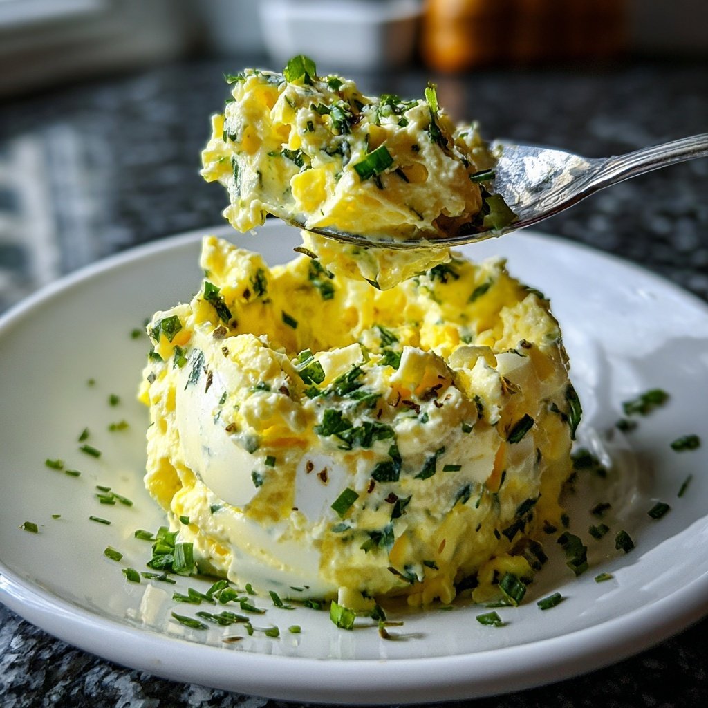 Schnell & Einfach 10-Minuten-Eiersalat mit Joghurt