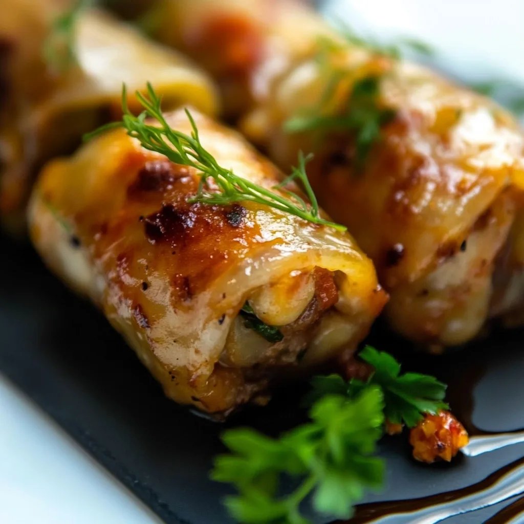 Vegetarische Kohlrouladen